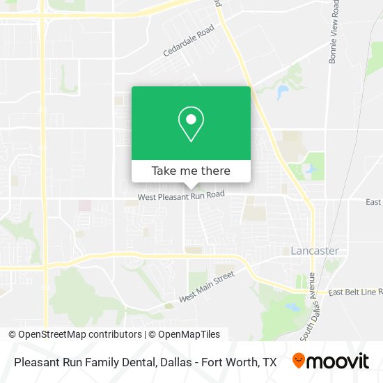 Pleasant Run Family Dental map