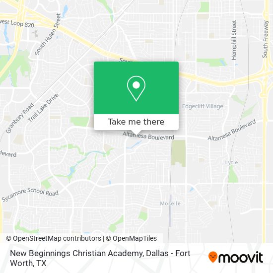 New Beginnings Christian Academy map