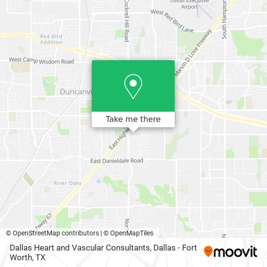 Mapa de Dallas Heart and Vascular Consultants