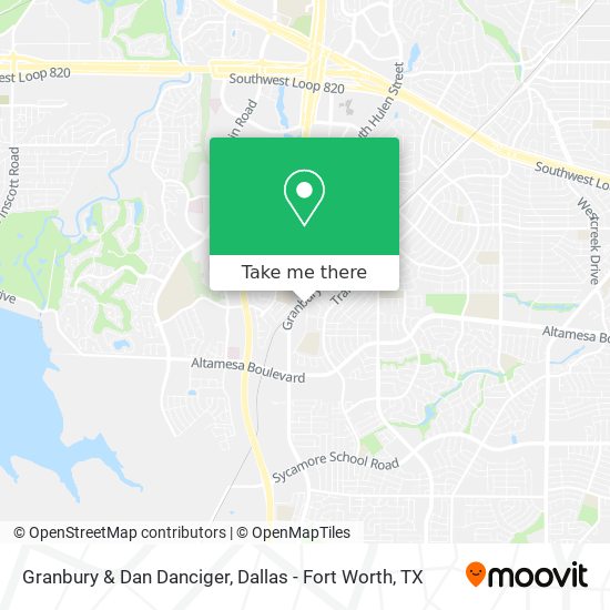 Granbury & Dan Danciger map
