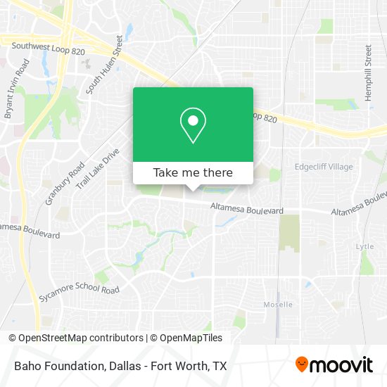 Baho Foundation map