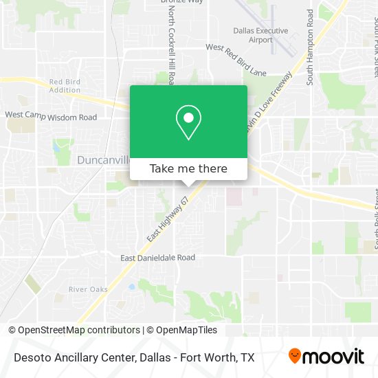 Desoto Ancillary Center map