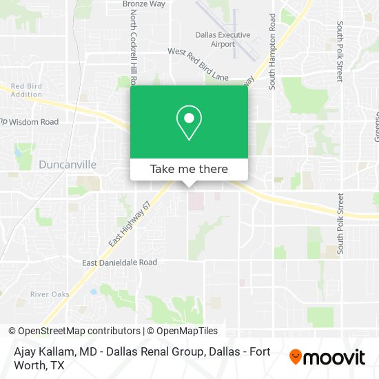 Ajay Kallam, MD - Dallas Renal Group map