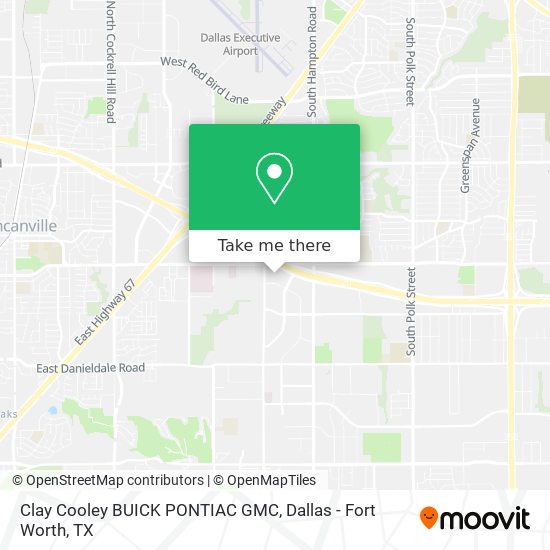 Mapa de Clay Cooley BUICK PONTIAC GMC
