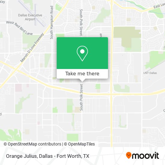 Orange Julius map