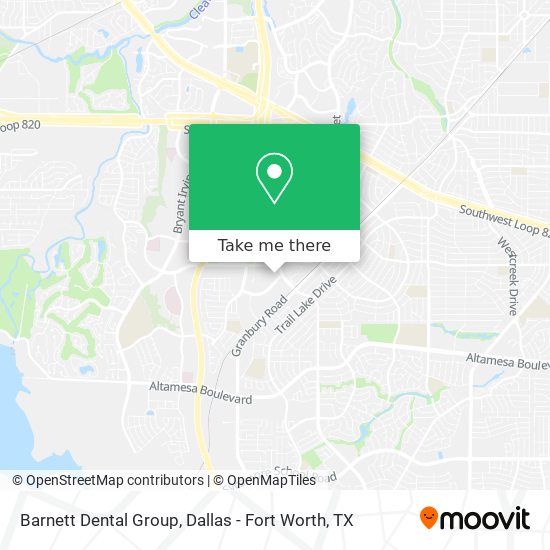 Mapa de Barnett Dental Group