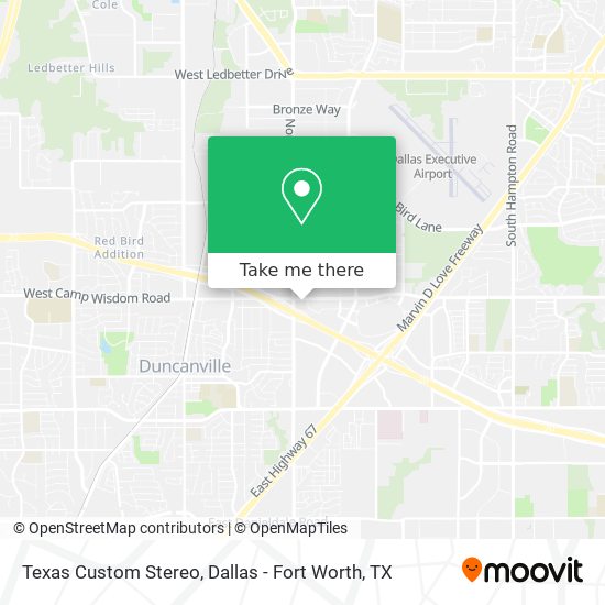 Texas Custom Stereo map
