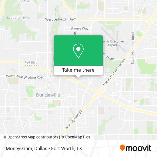 Mapa de MoneyGram