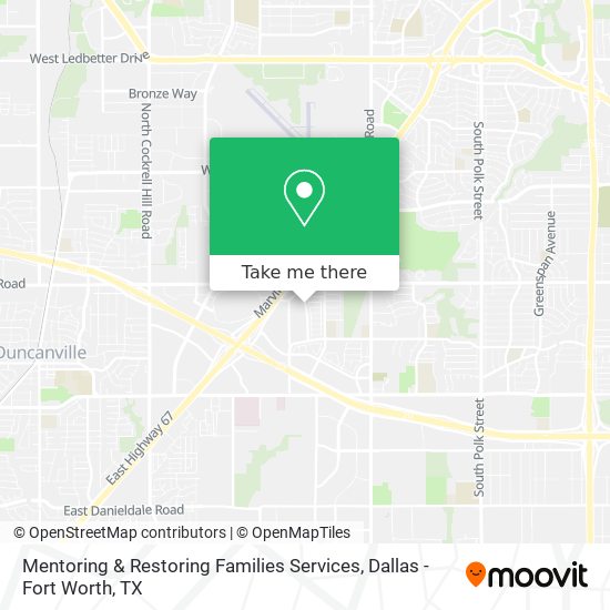 Mentoring & Restoring Families Services map