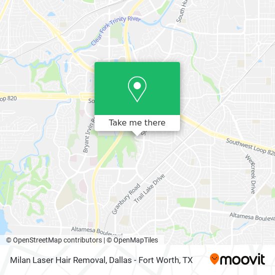How to get to Milan Laser Hair Removal in Fort Worth by Bus?