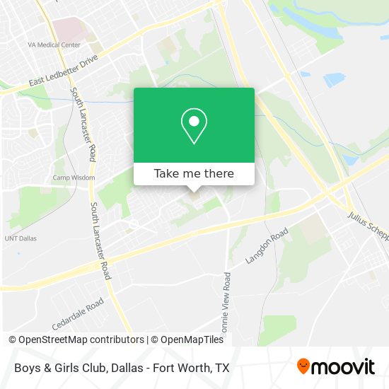 Boys & Girls Club map