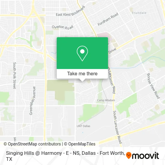 Singing Hills @ Harmony - E - NS map