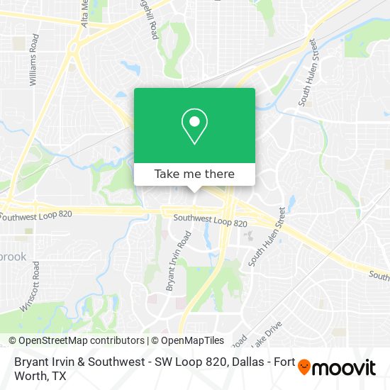 Mapa de Bryant Irvin & Southwest - SW Loop 820