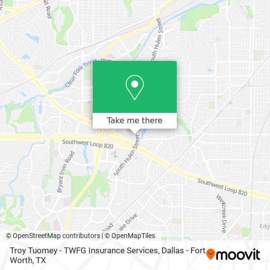 Mapa de Troy Tuomey - TWFG Insurance Services