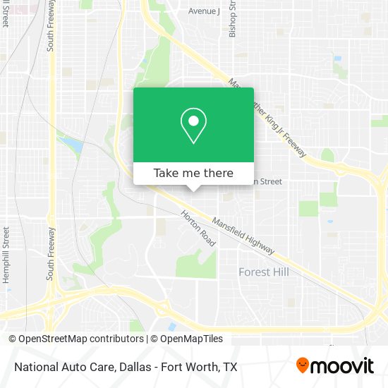National Auto Care map