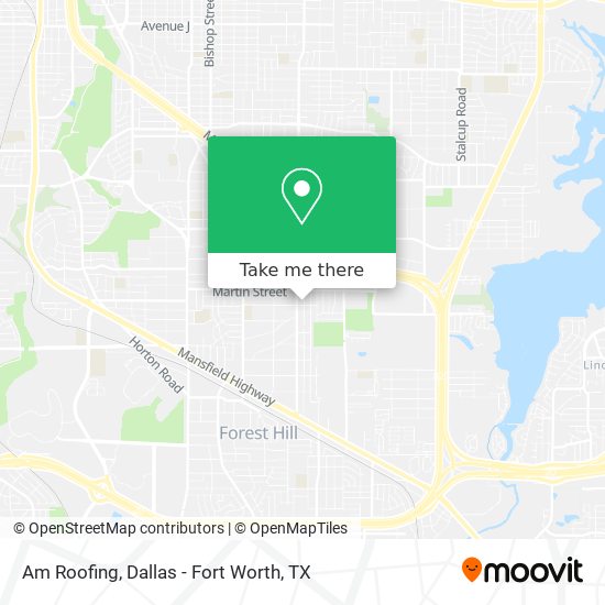 Am Roofing map