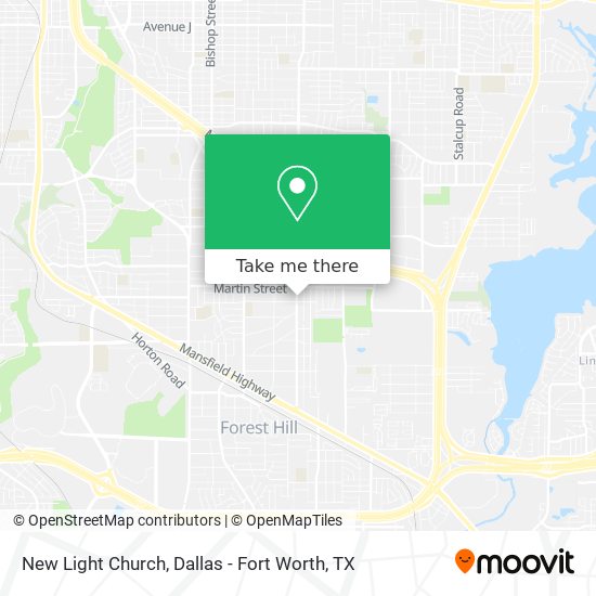 New Light Church map