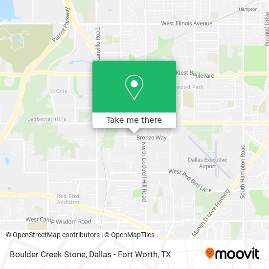 Mapa de Boulder Creek Stone