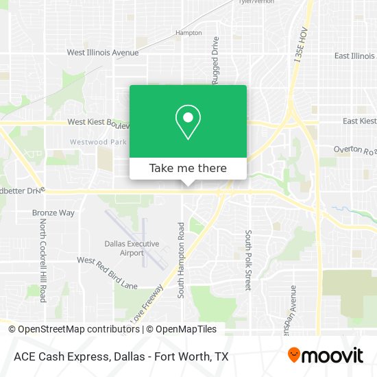 ACE Cash Express map