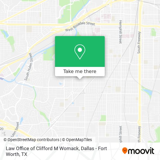 Mapa de Law Office of Clifford M Womack