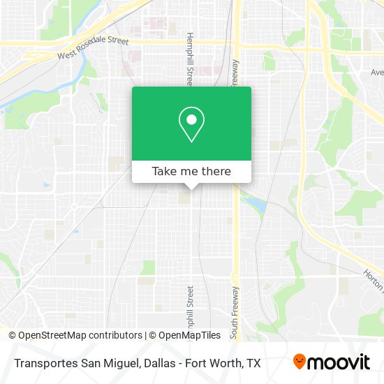 Transportes San Miguel map