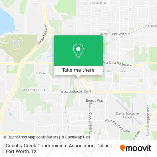 Mapa de Country Creek Condominium Association