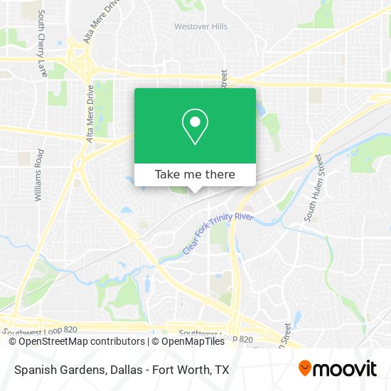 Spanish Gardens map