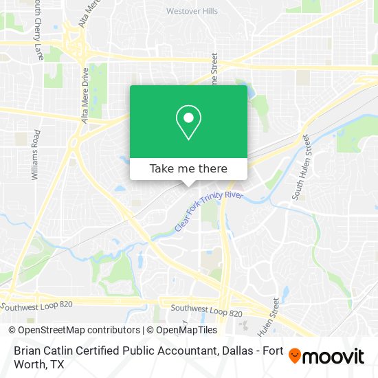 Brian Catlin Certified Public Accountant map