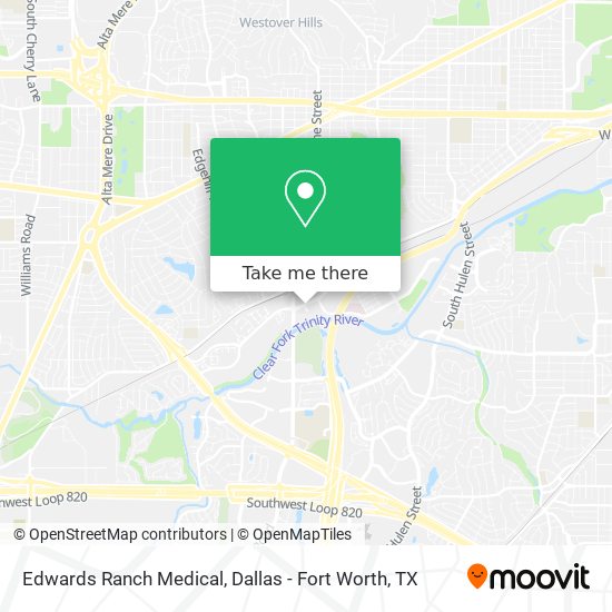 Edwards Ranch Medical map