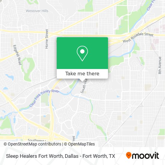 Sleep Healers Fort Worth map