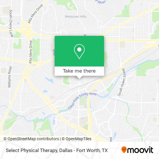 Select Physical Therapy map