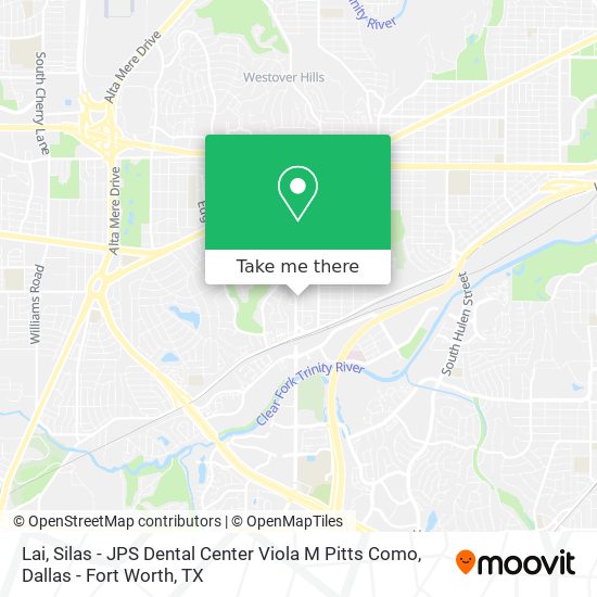 Lai, Silas - JPS Dental Center Viola M Pitts Como map