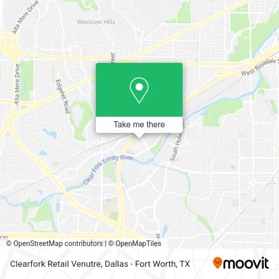 Clearfork Retail Venutre map