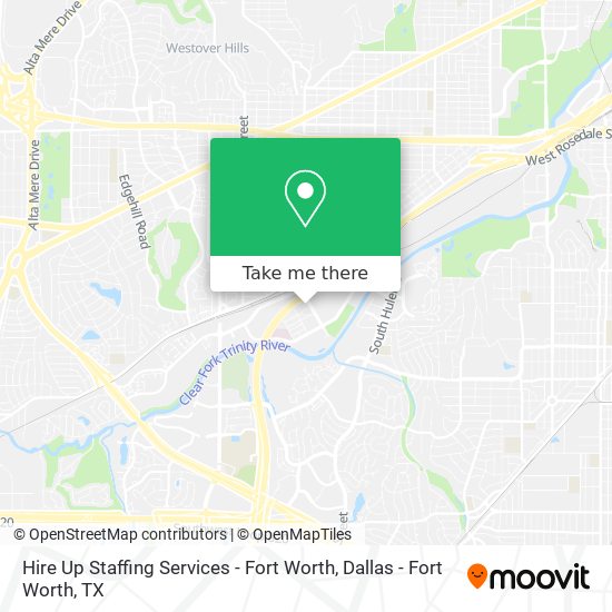 Hire Up Staffing Services - Fort Worth map