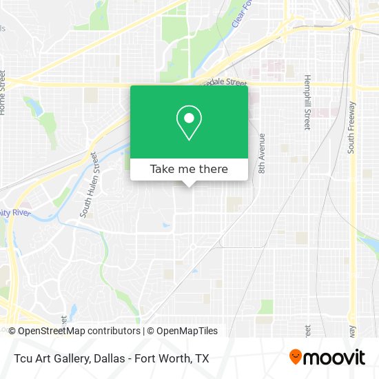 Tcu Art Gallery map