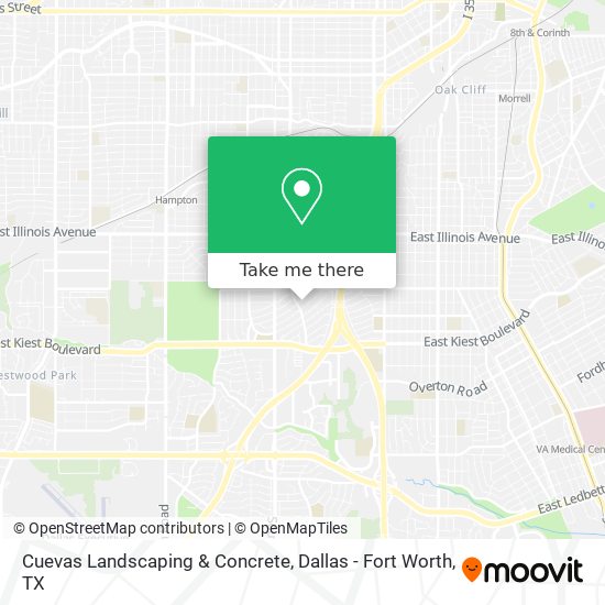 Cuevas Landscaping & Concrete map