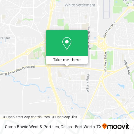 Mapa de Camp Bowie West & Portales