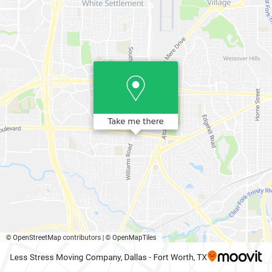 Mapa de Less Stress Moving Company