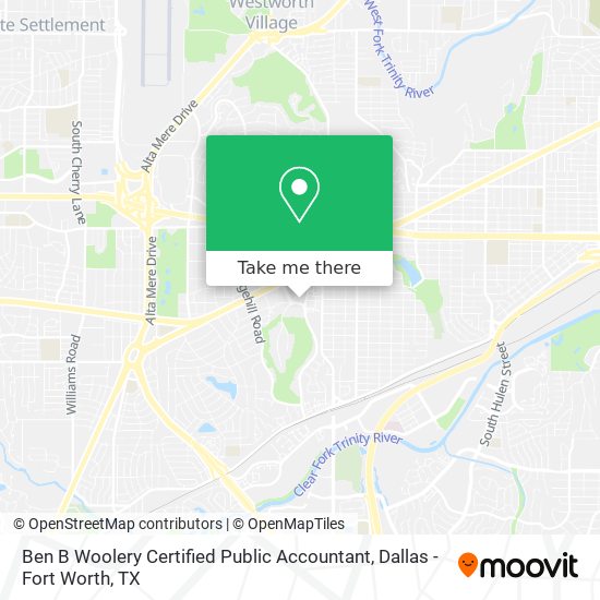 Mapa de Ben B Woolery Certified Public Accountant