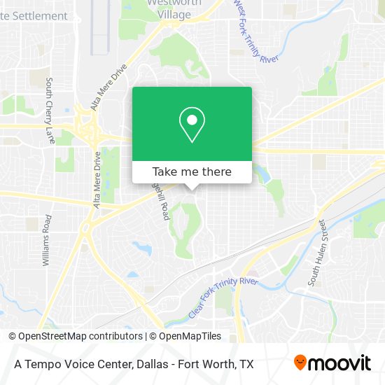 A Tempo Voice Center map