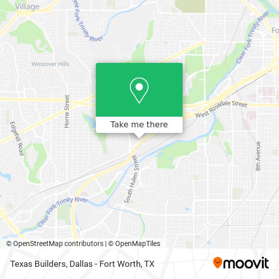 Texas Builders map