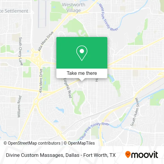 Divine Custom Massages map