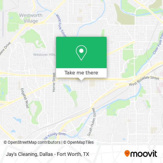 Jay's Cleaning map