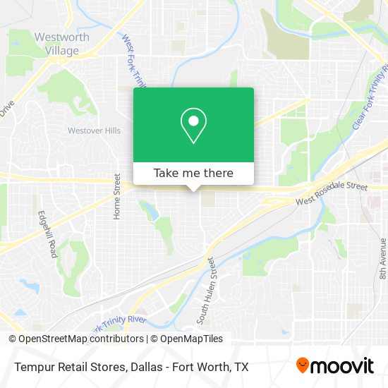 Mapa de Tempur Retail Stores