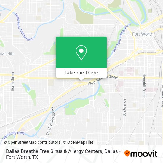 Dallas Breathe Free Sinus & Allergy Centers map