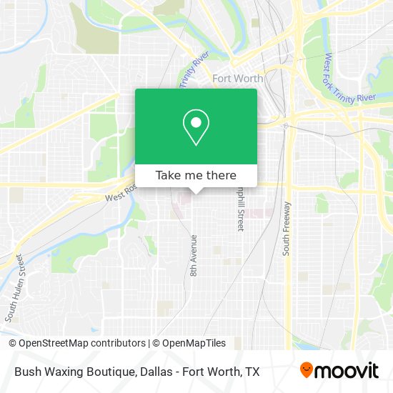 Mapa de Bush Waxing Boutique