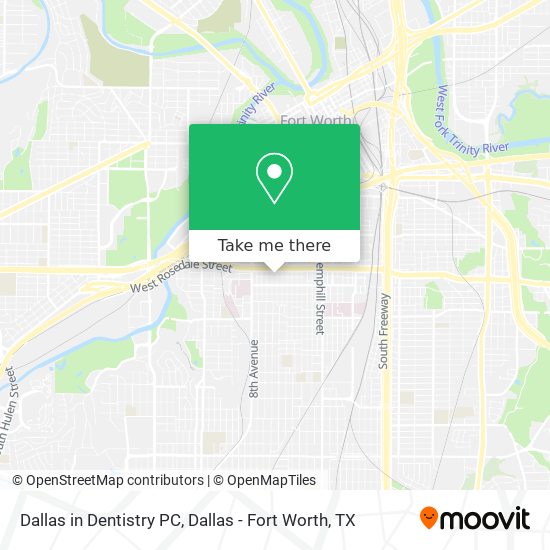 Dallas in Dentistry PC map