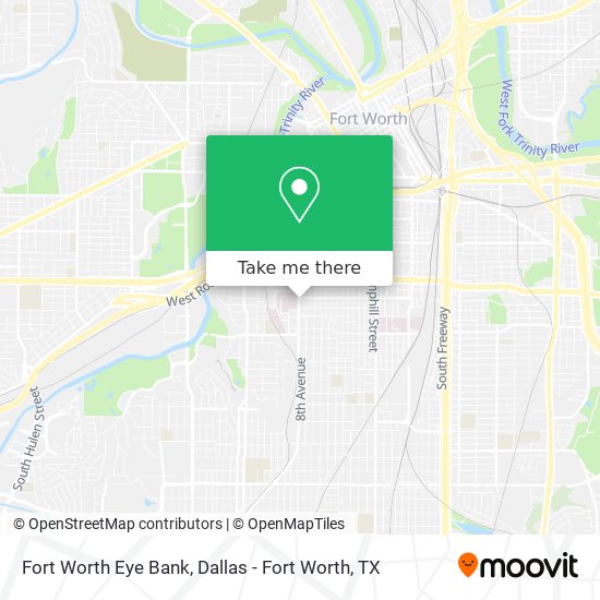 Mapa de Fort Worth Eye Bank