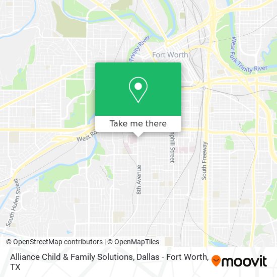 Alliance Child & Family Solutions map