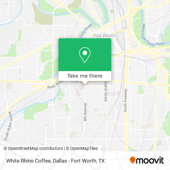 White Rhino Coffee map